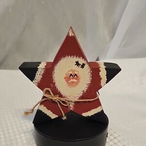 Festive Star Santa Holiday Decor